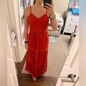 Joie orange maxi sundress